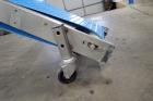 Ss Incline Belt Conveyor W/ 90 Degree Take-away Conveyor